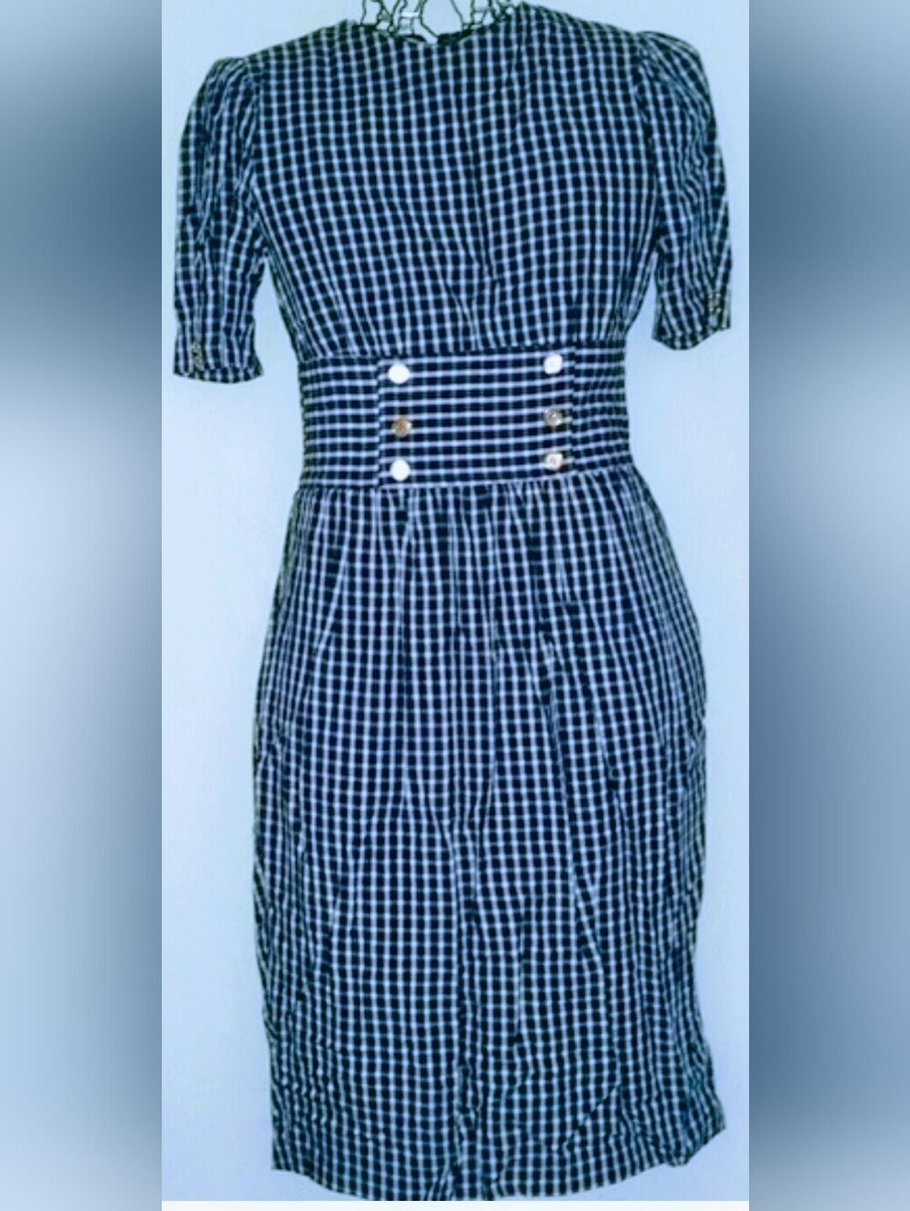 True Vintage plaid dress size 12